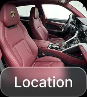 Location control showing a luxury car interior for an AI social clip