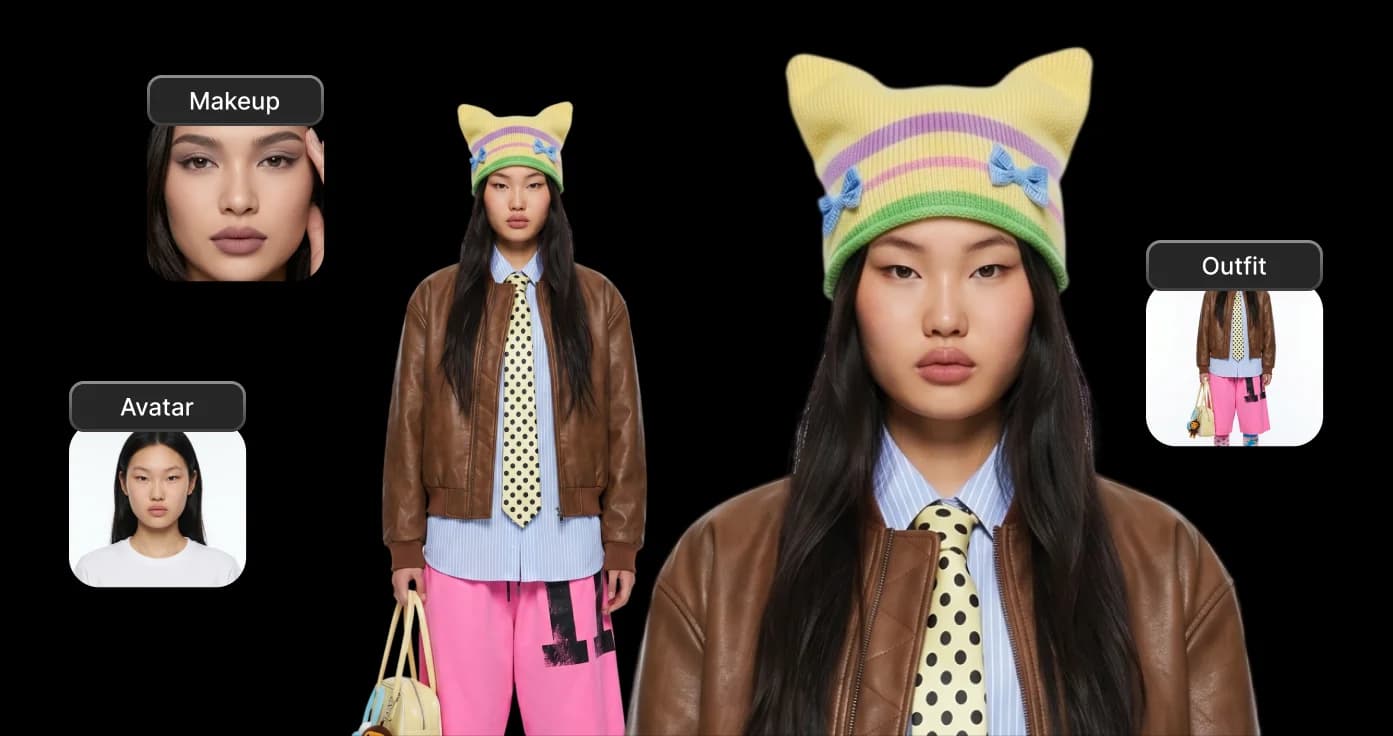 AI face and outfit controls for creating a consistent creator