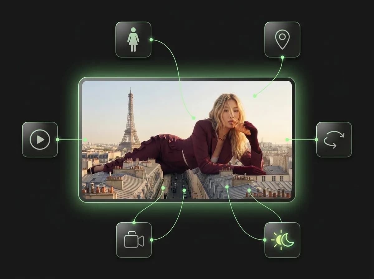Structured text-to-video prompts for social video ads and product videos