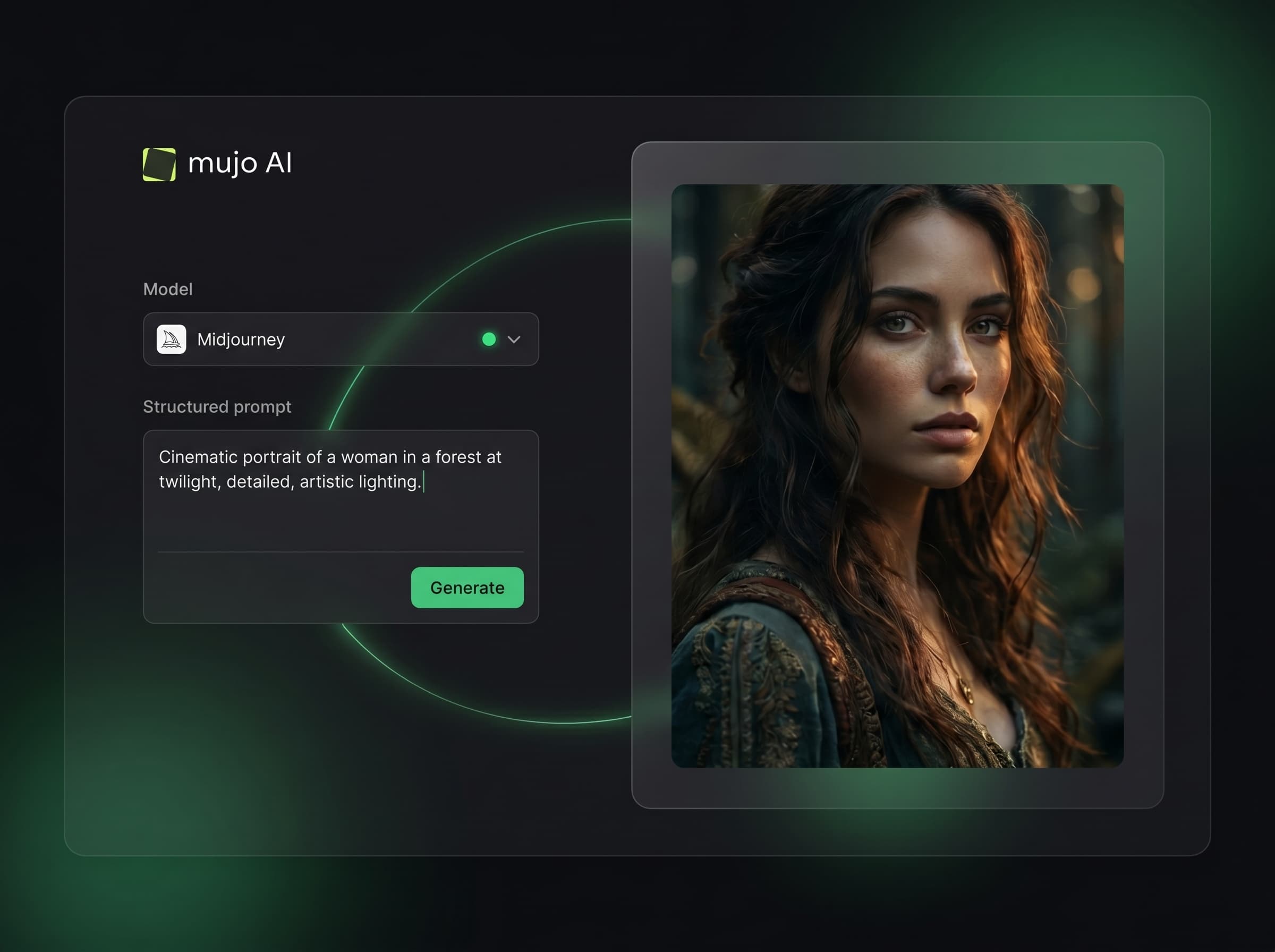 Midjourney workspace preview
