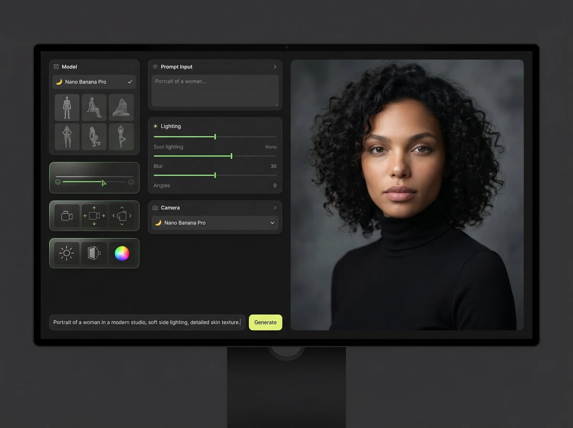 Nano Banana Pro workspace preview