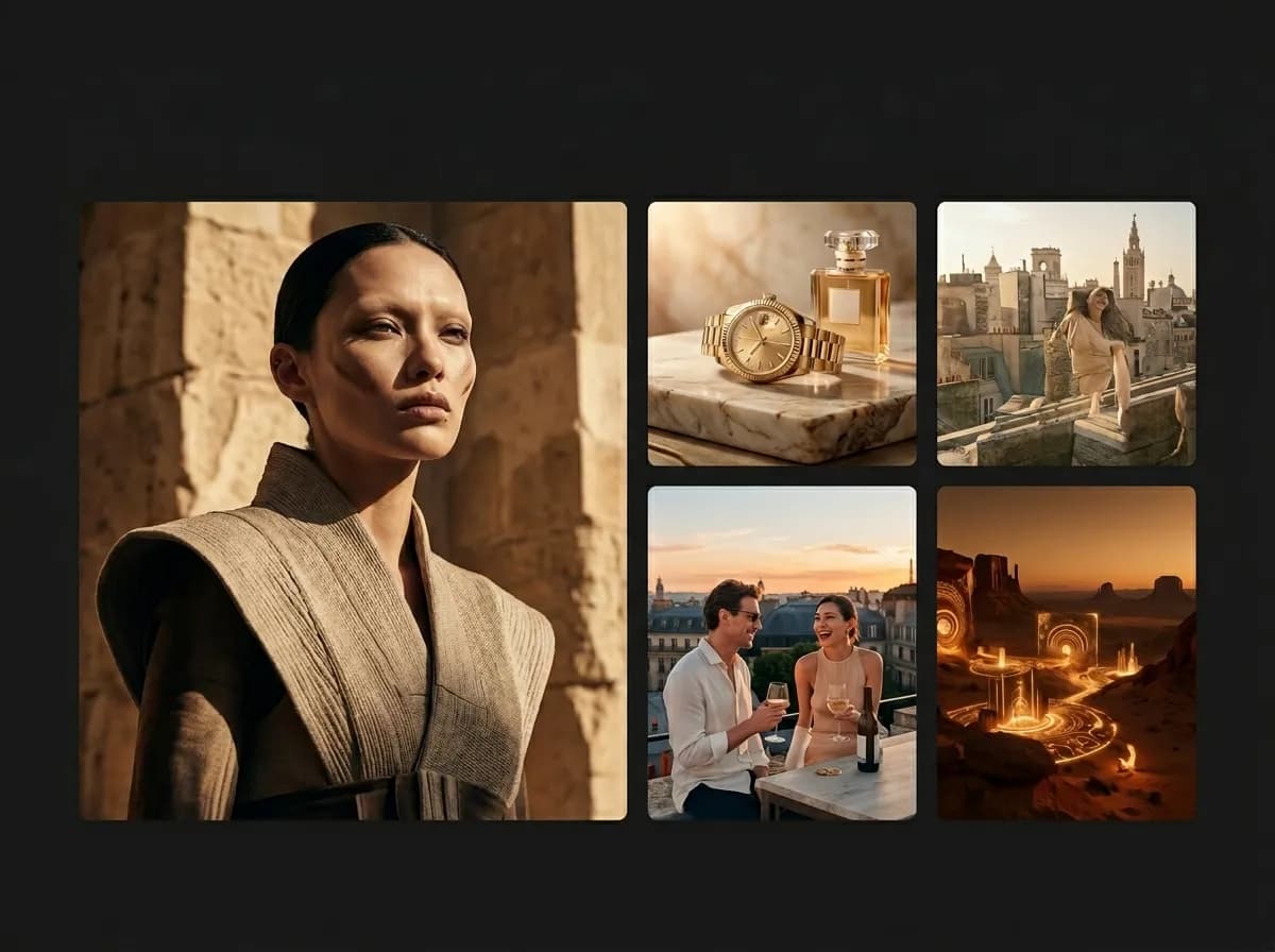 AI portfolio examples and creative inspiration in Mujo AI