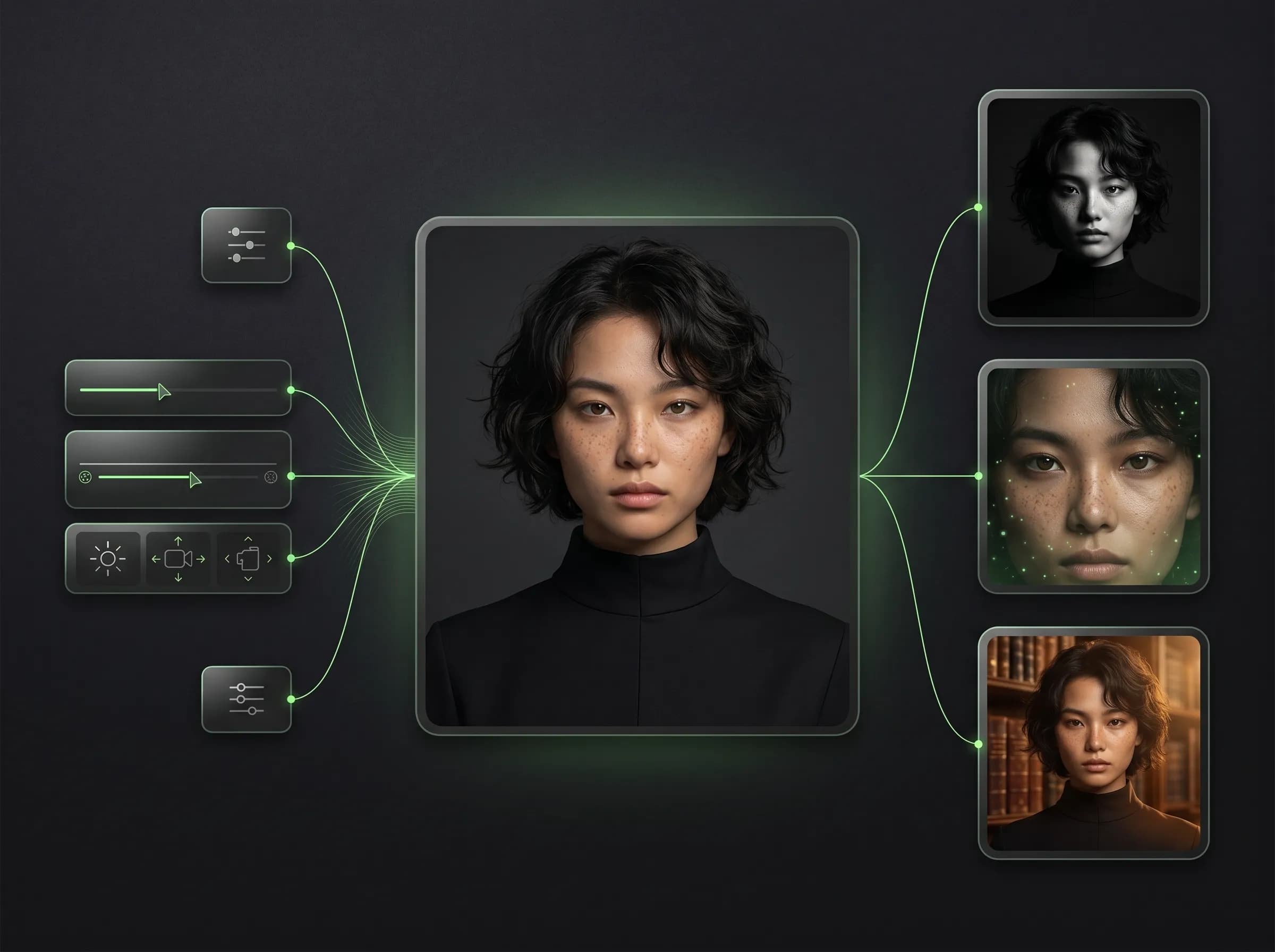 AI Image Editor workspace preview