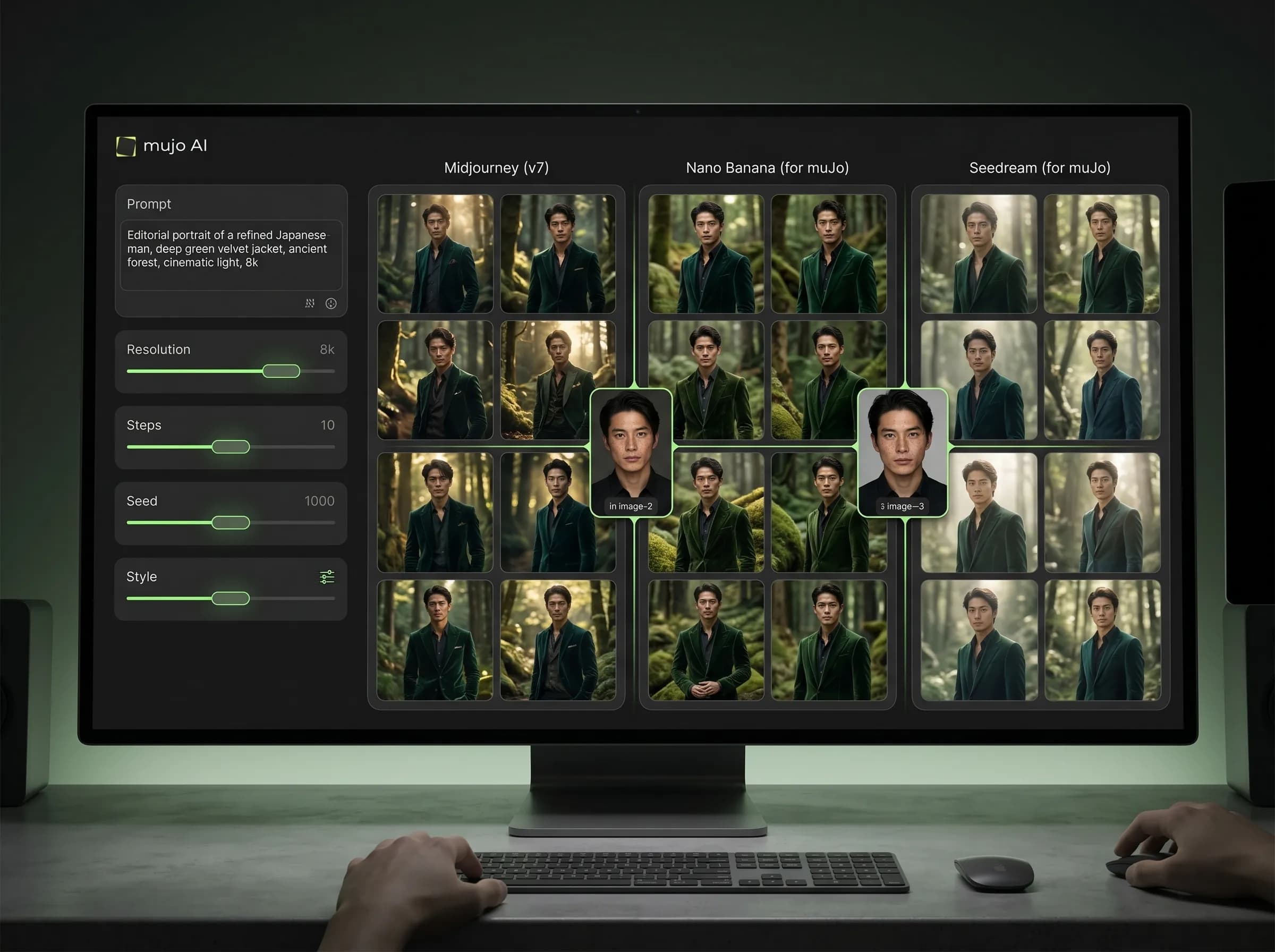 AI Image Generator workspace preview