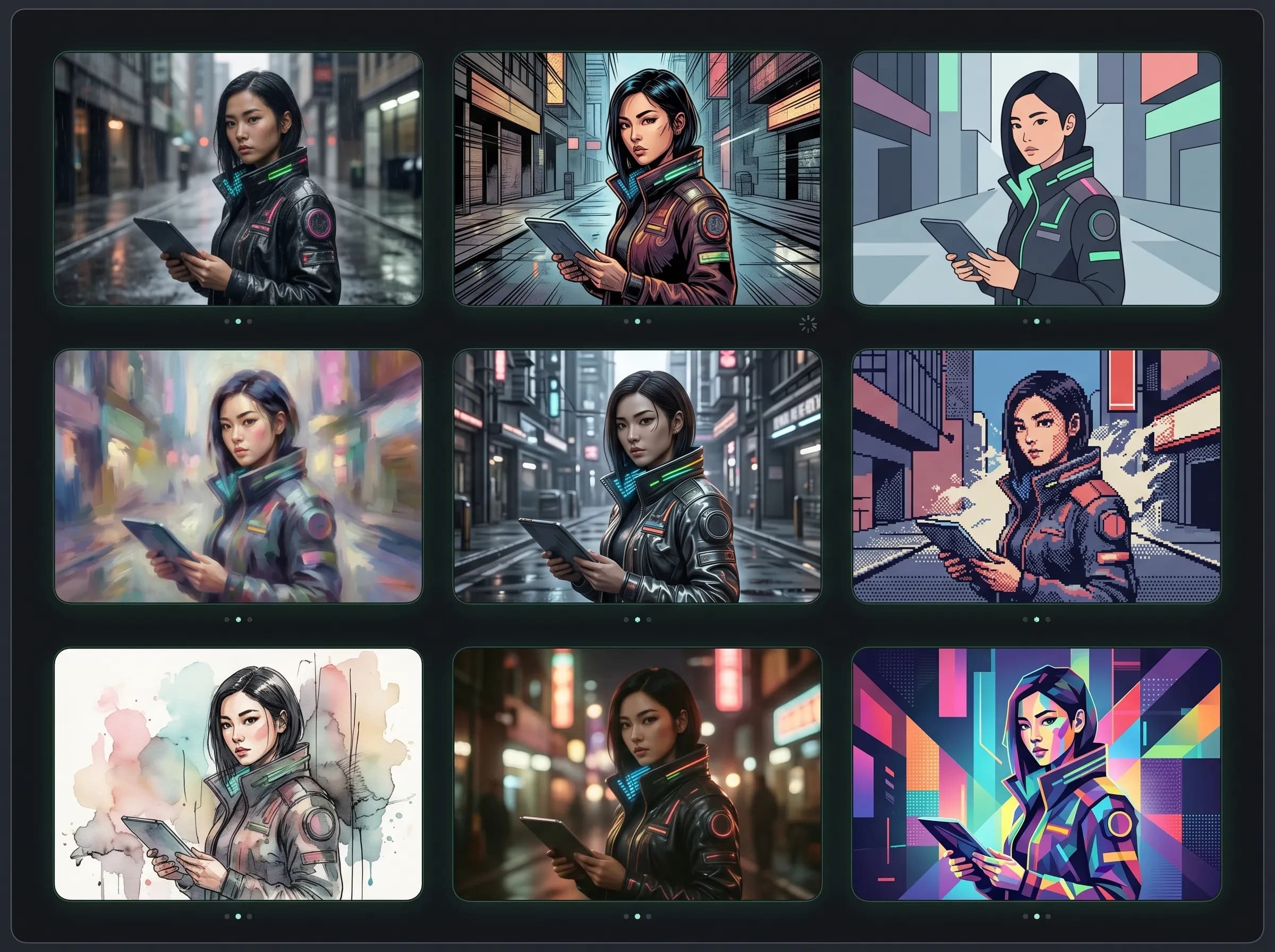 AI Image Generator product example