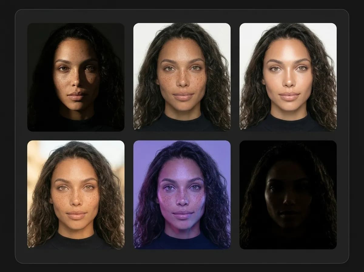 AI lighting presets for cinematic and studio image generation