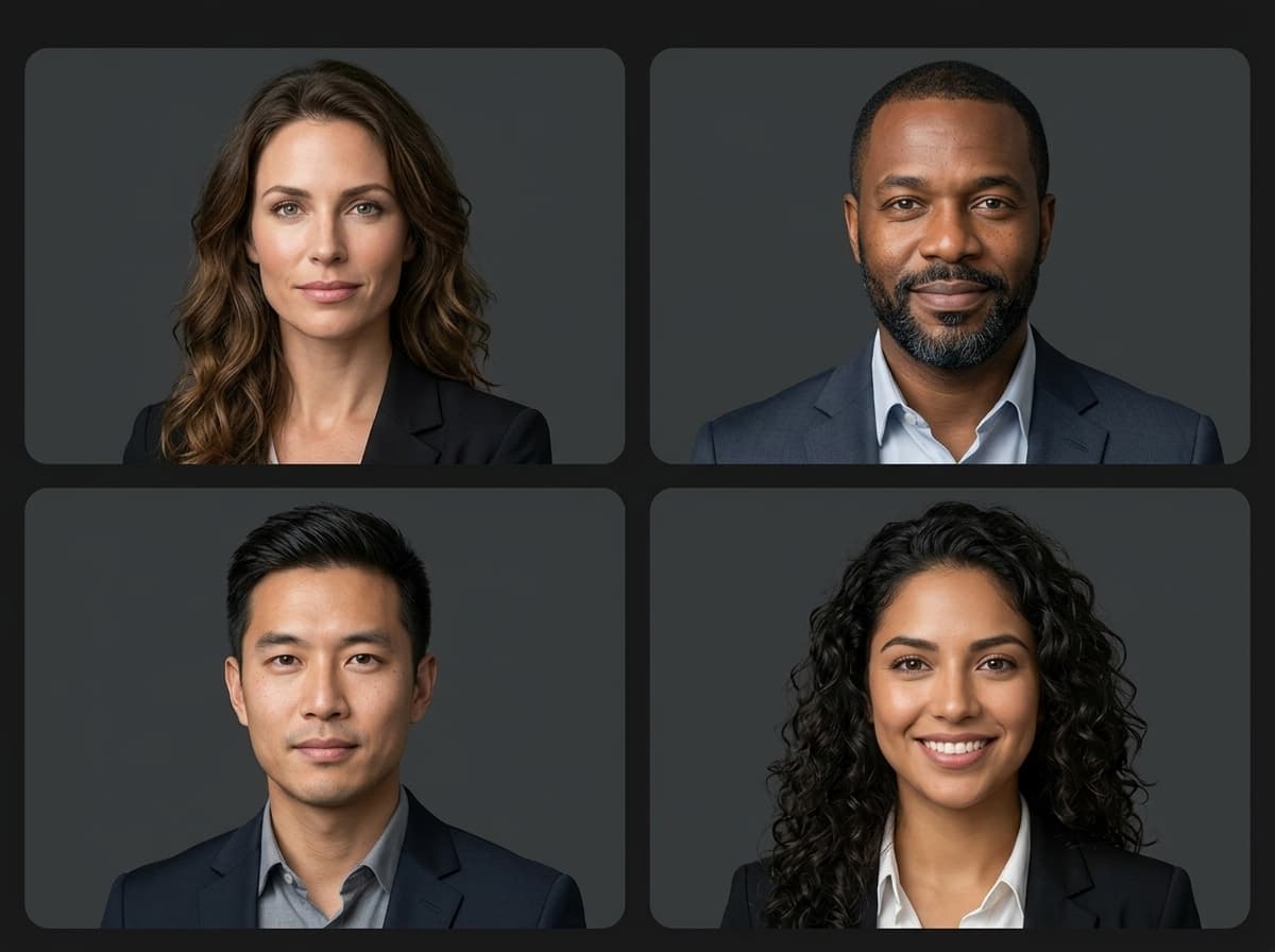 Consistent AI headshots for teams and individuals