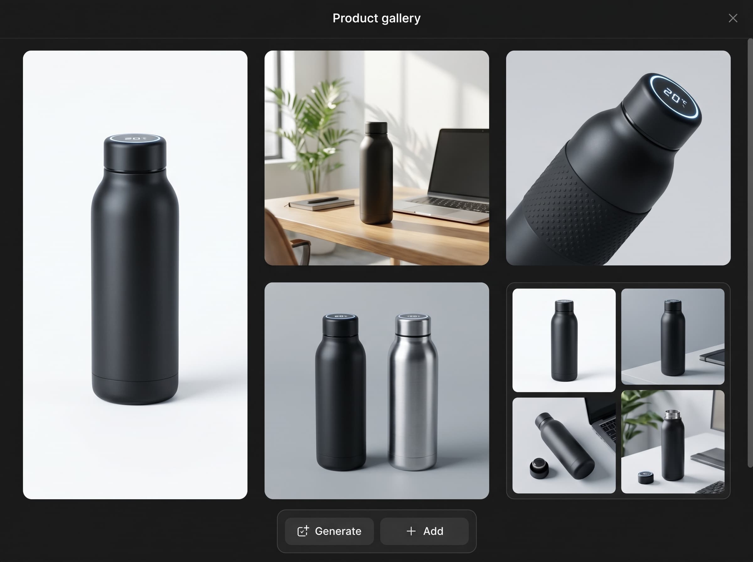 AI product photos generated for ecommerce listings