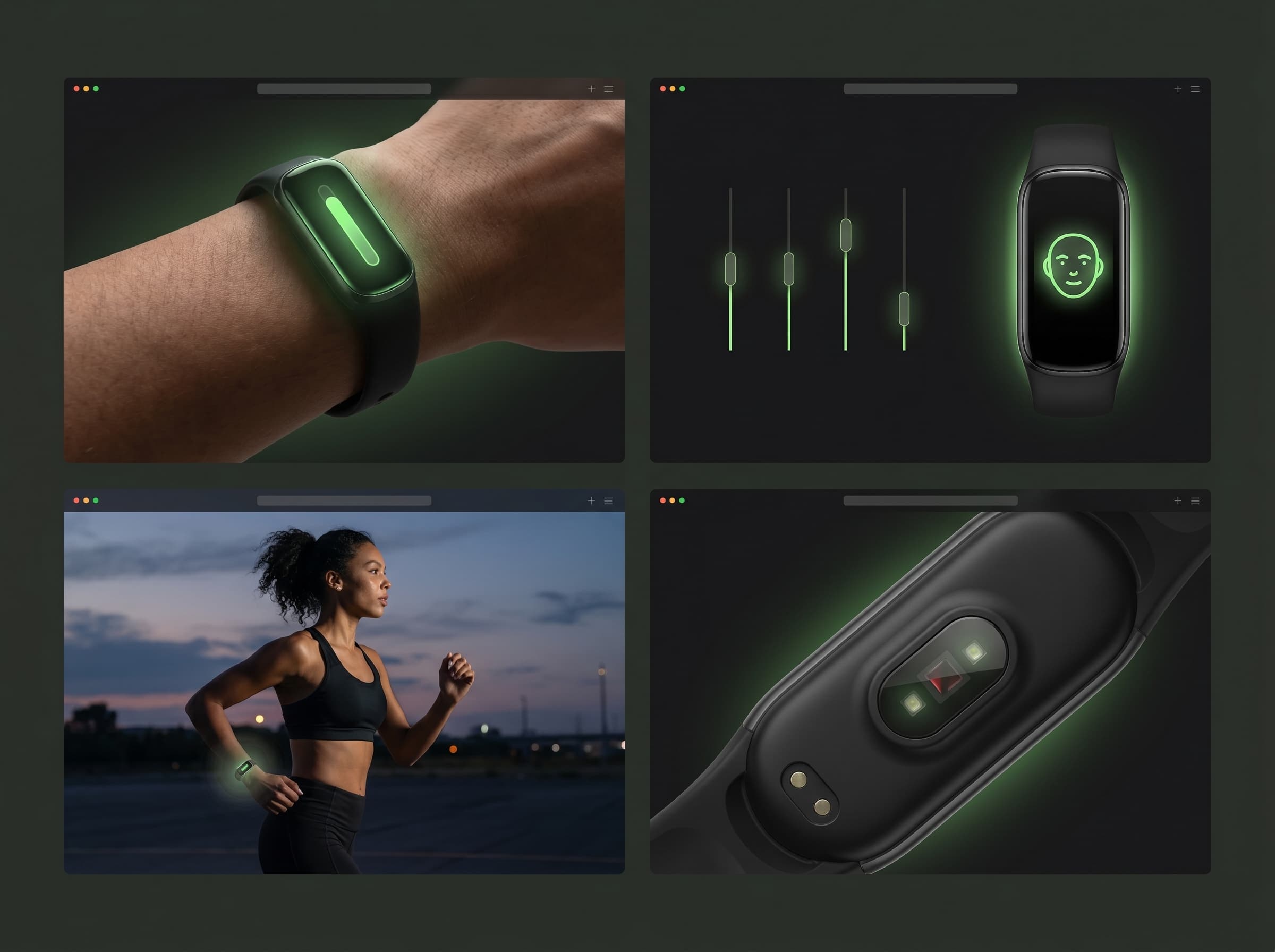 AI ecommerce product photo gallery with hero images and feature visuals