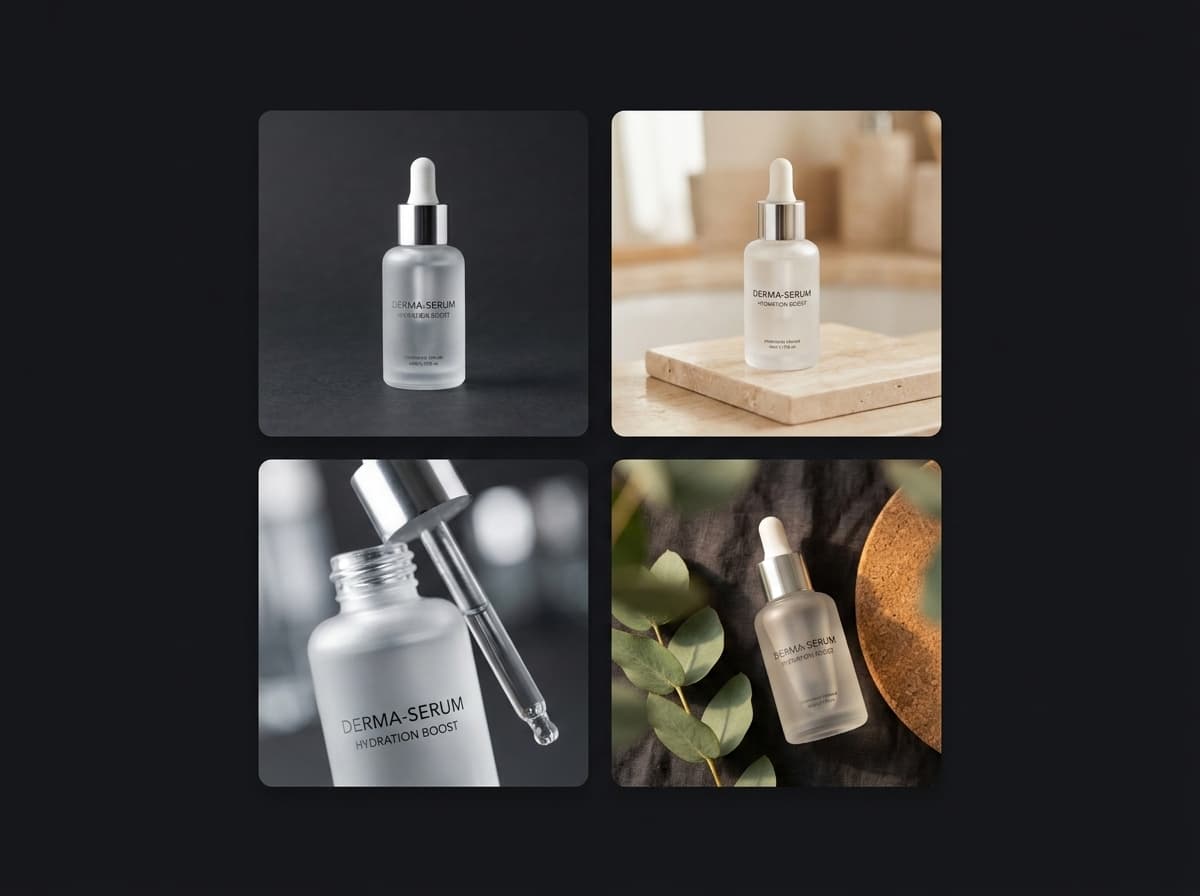 Testing multiple AI product photo variations for ecommerce