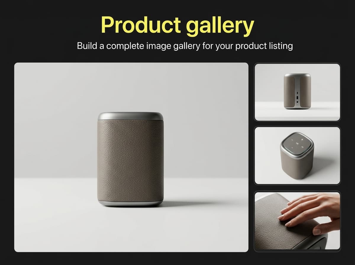 AI product photos for ecommerce listings
