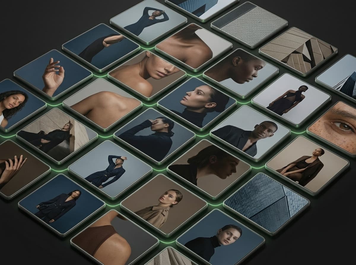 AI visual content workflow system