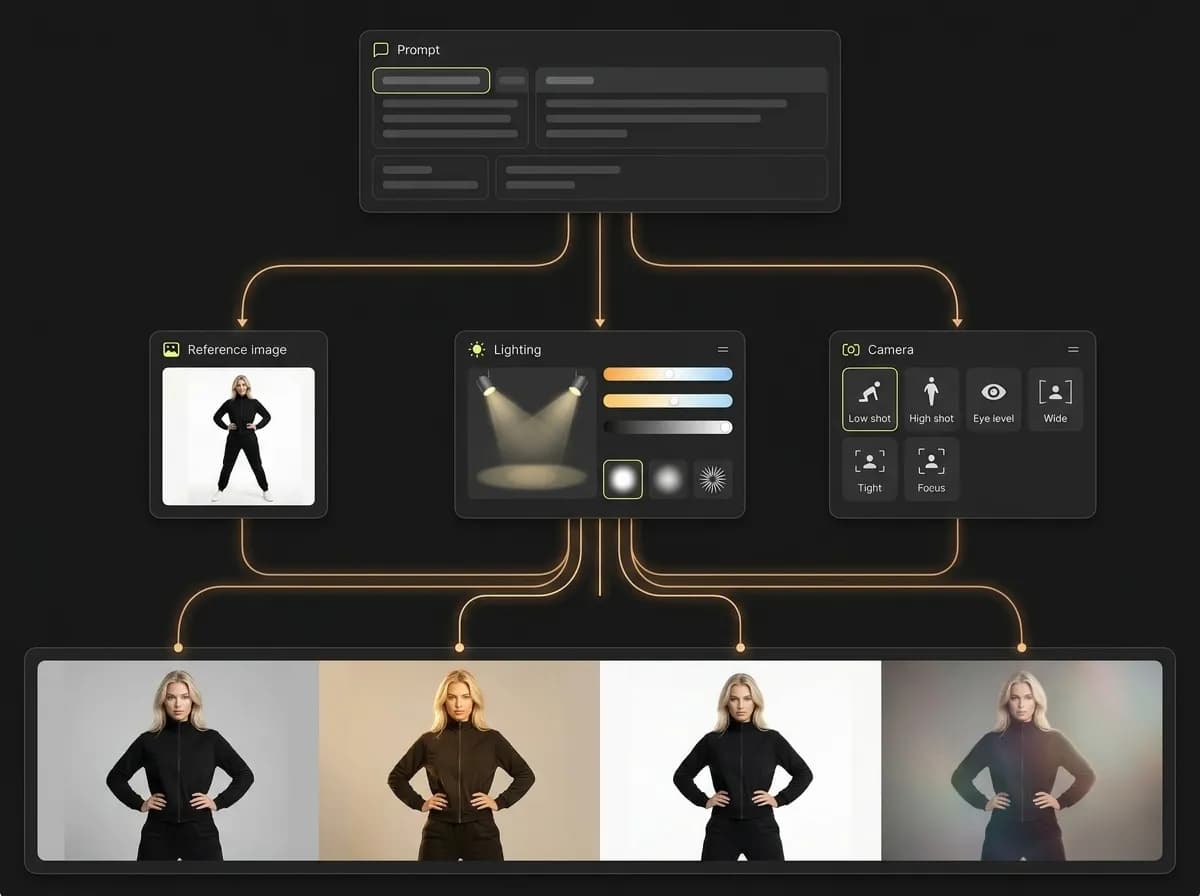 Structured AI Pack system for consistent image generation