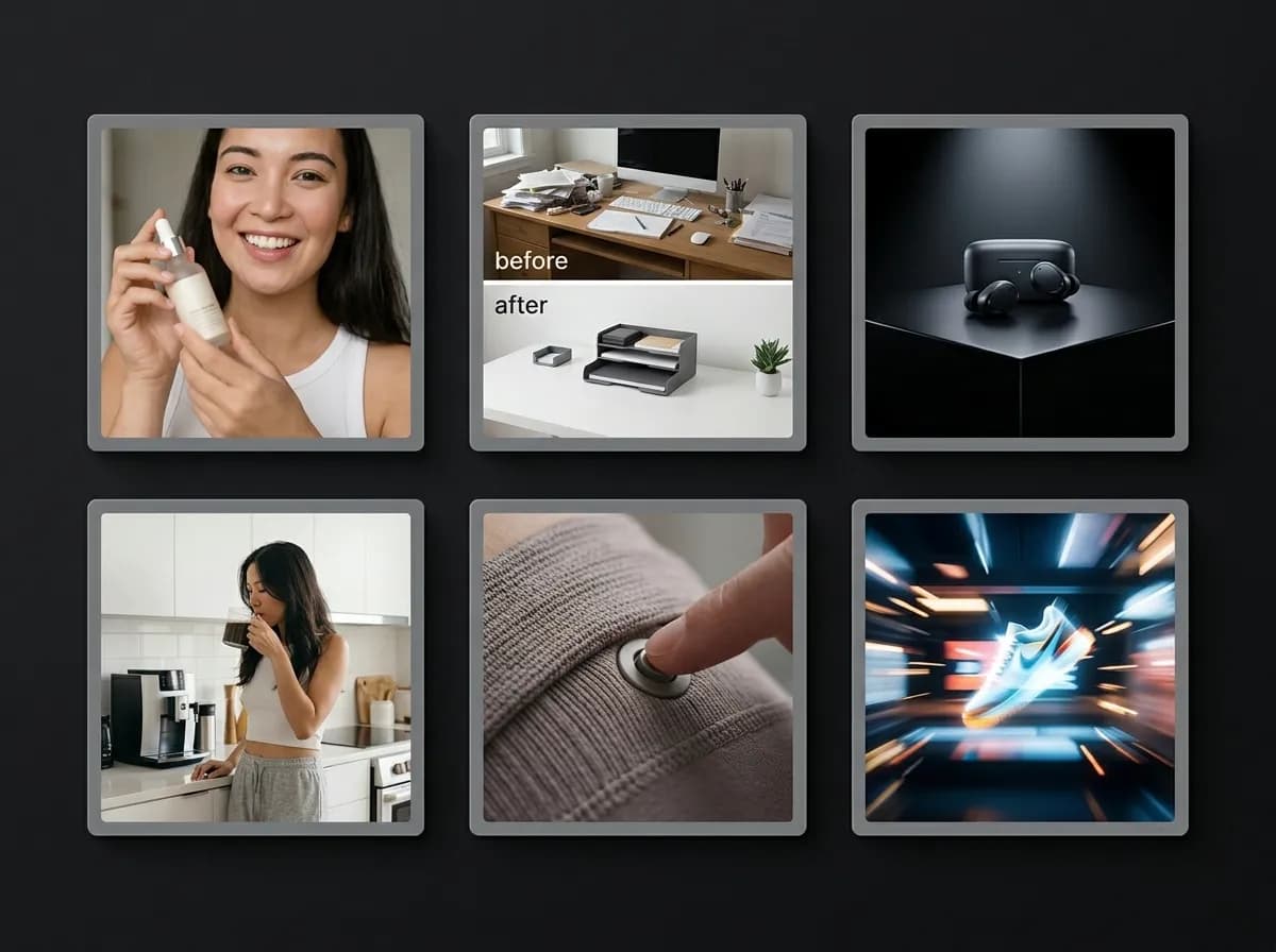 High-converting AI video ad concepts for product campaigns