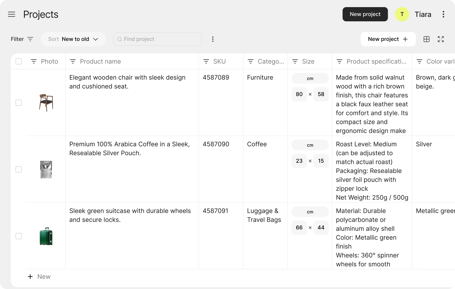Update entire catalogue